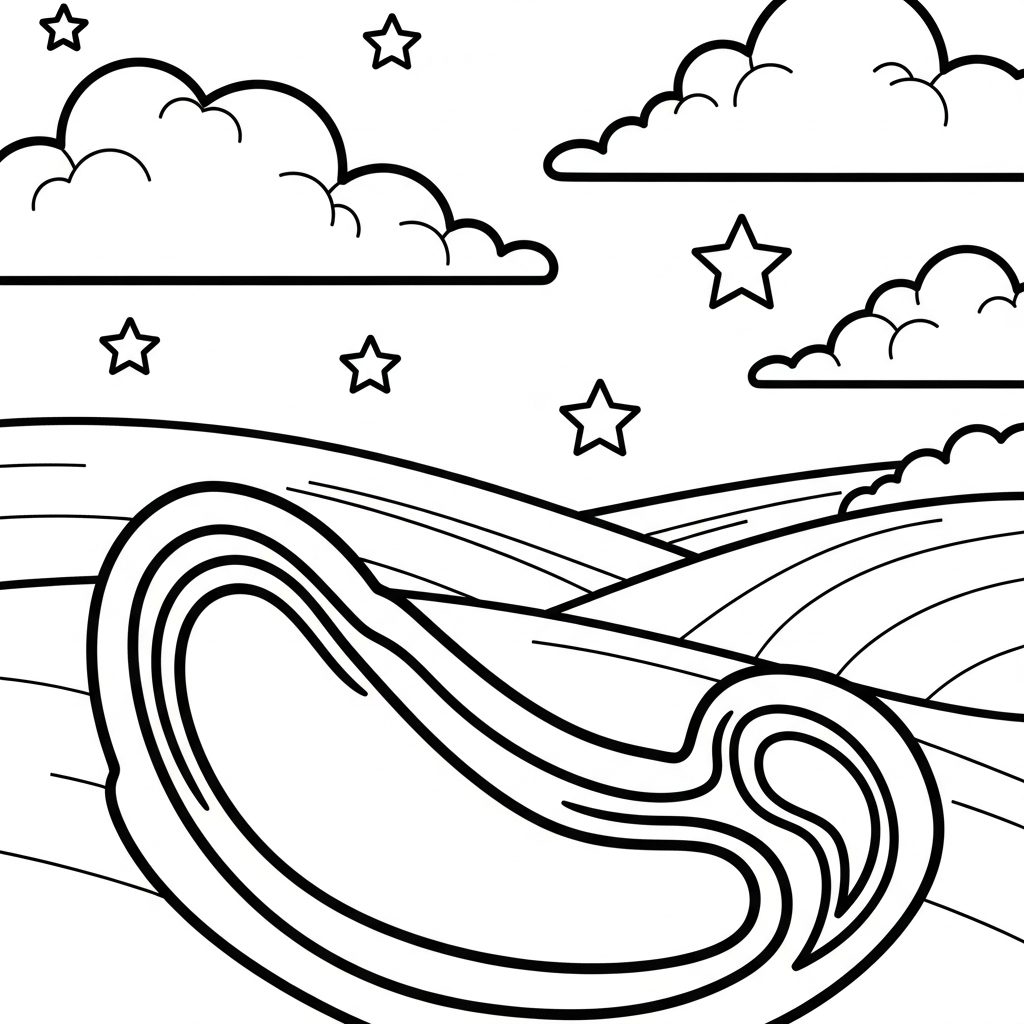 Einfache Paisley Ornament Panel Malvorlage coloring page printable